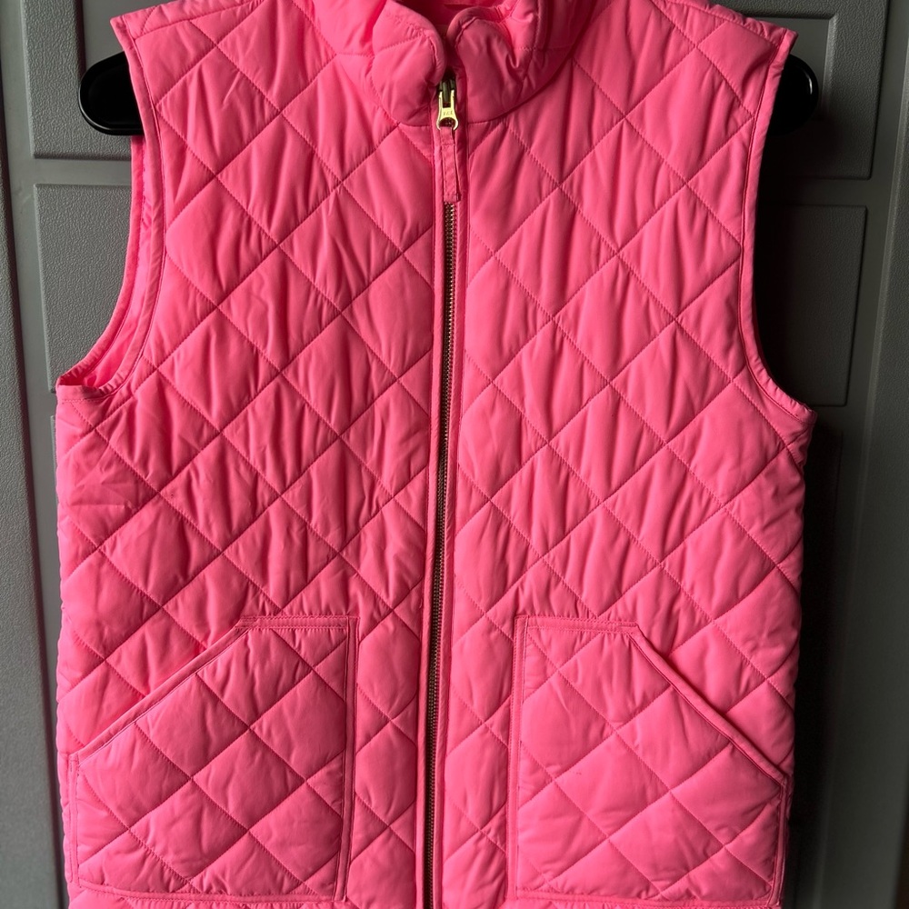 JCrew kids Pink Quilted Vest